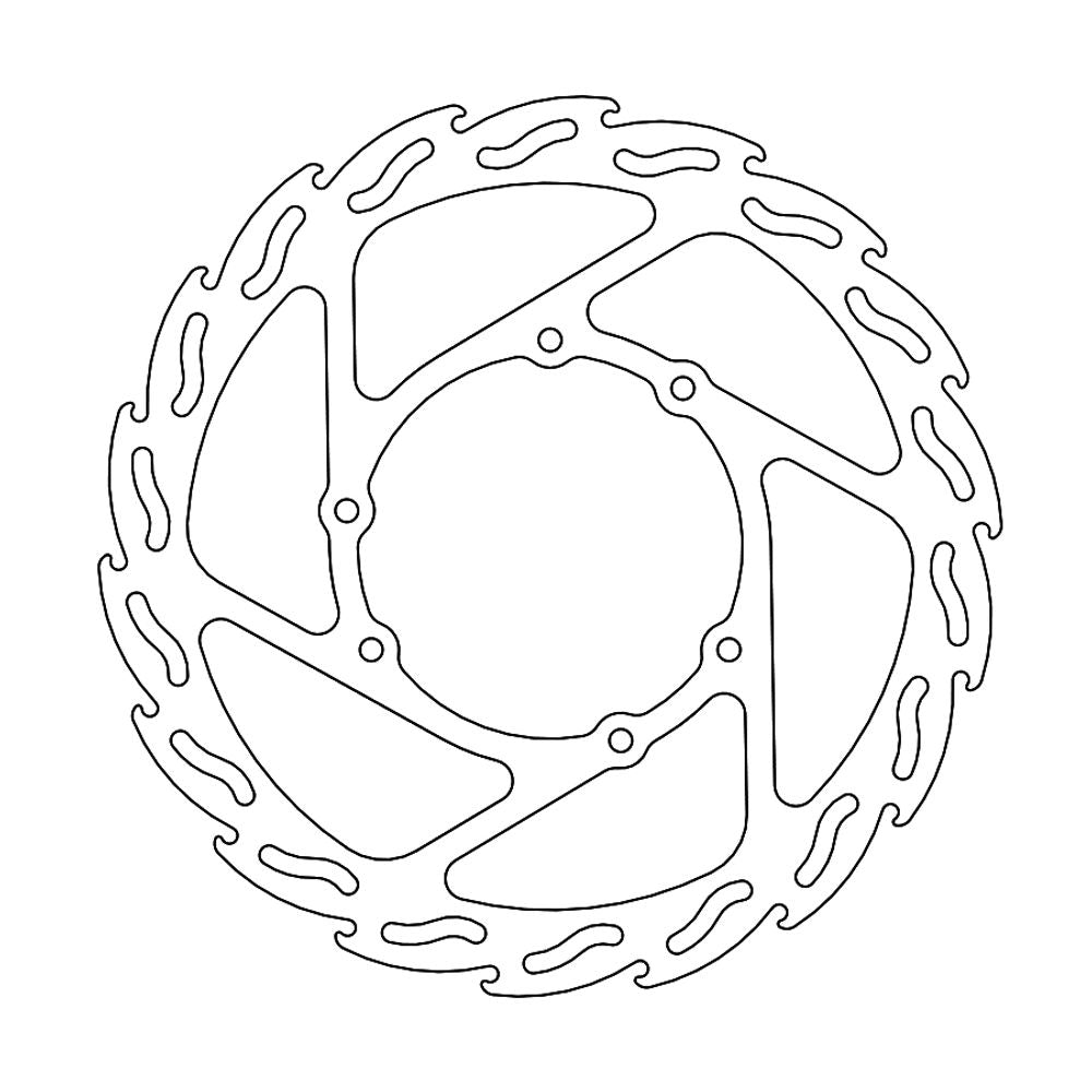 Brake Disc Off-road Flame - Front - Honda: Crf250l Abs/non-abs - Grafite Offroad