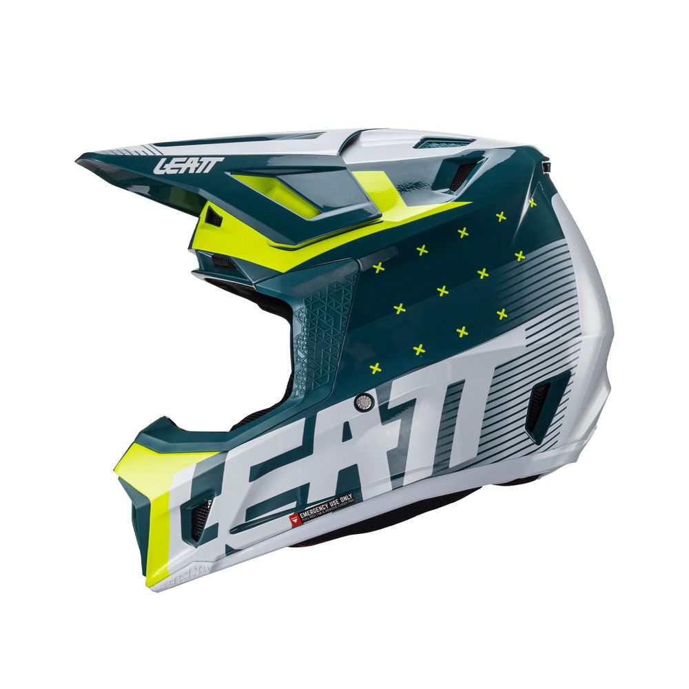 7.5 Moto Helmet with 360&deg; Turbine Technology and motorbike goggle included - Grafite Offroad