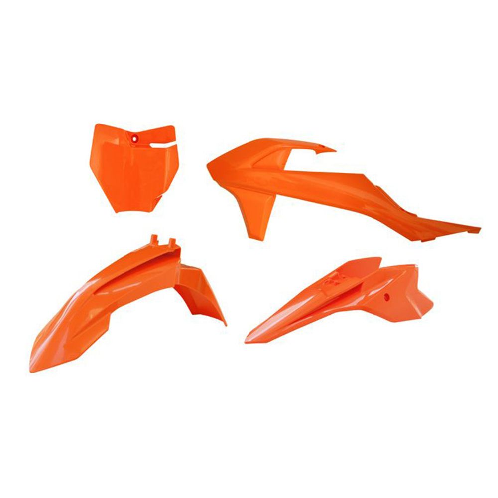 Plastics Kit 4 Pcs K Orange Replica Ktm - Grafite Offroad