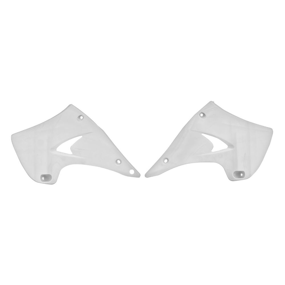 Radiator Scoops White Replica Kawasaki - Grafite Offroad