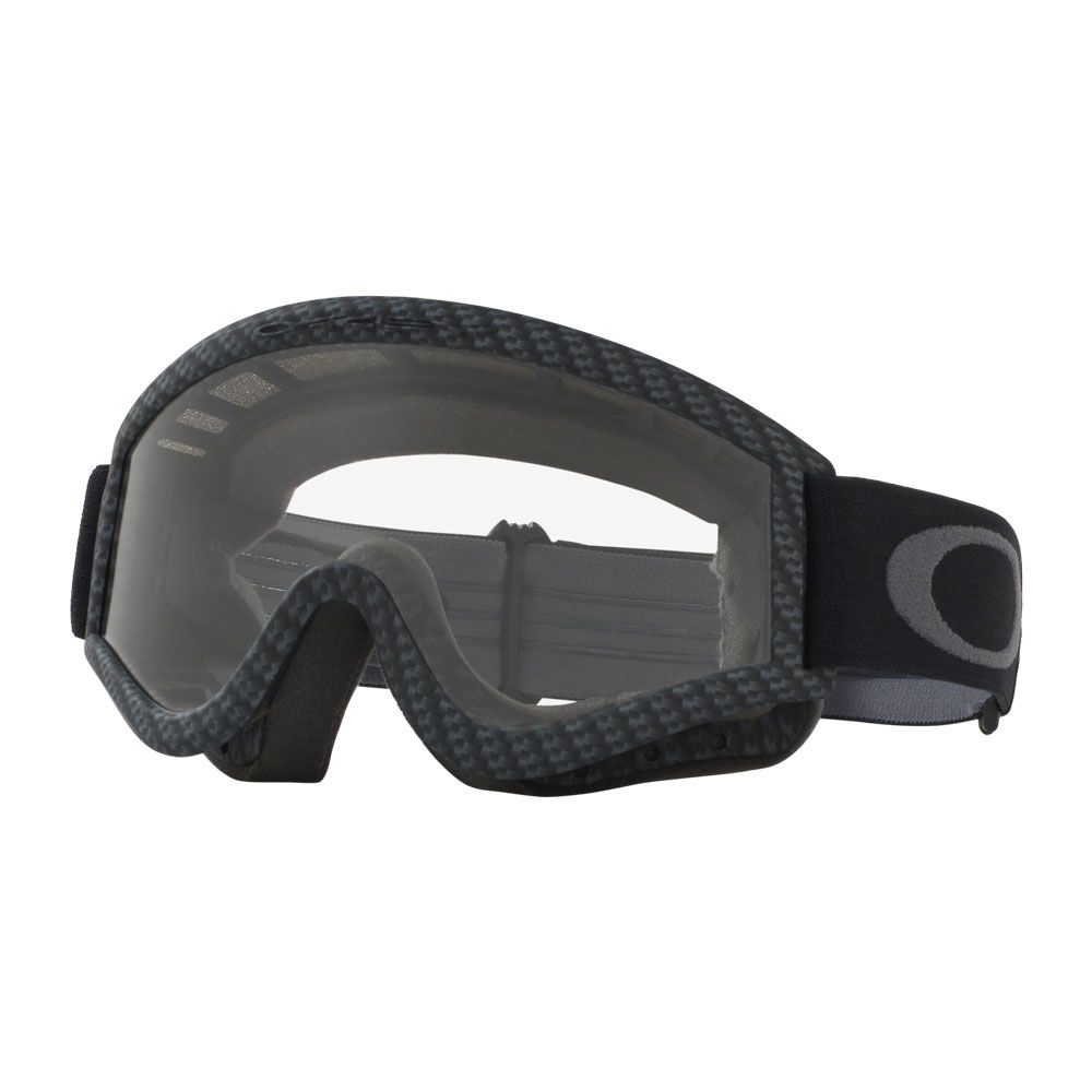 Maschera L-FRAME MX - Lente Trasparente - Fascia Carbon Fiber