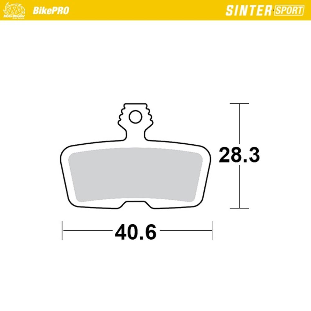 Brake Pads Bicycle Sinter Sport: Avid Code R, Sram Guide Re - Grafite Offroad