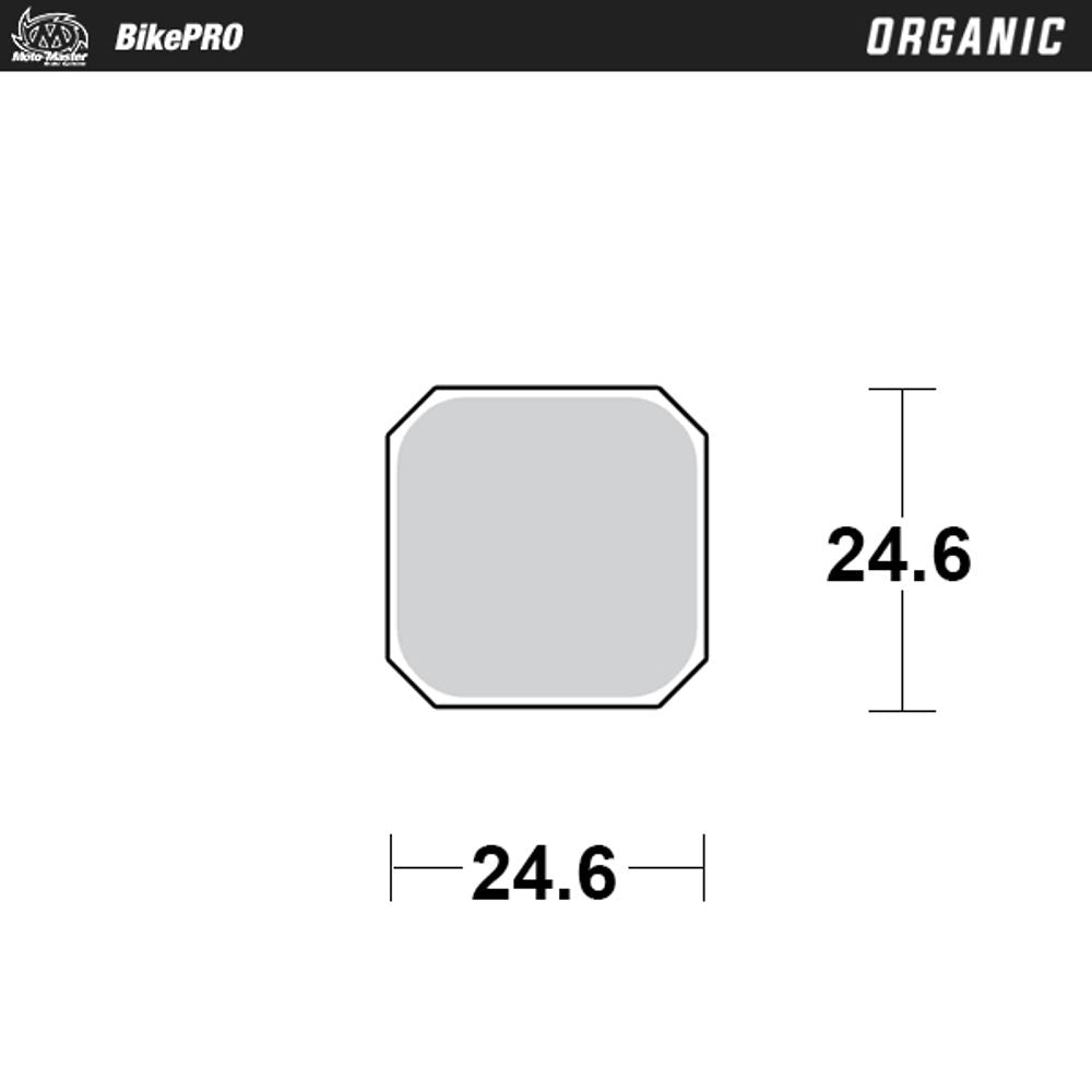 Brake Pad Bicycle Organic - Formula Evoluzione - Grafite Offroad