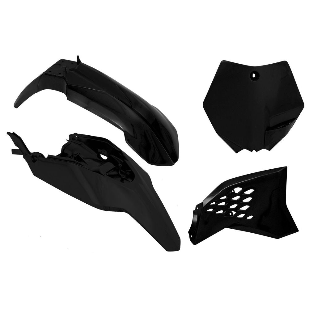Plastics Kit 4 Pcs Black Replica Ktm - Grafite Offroad