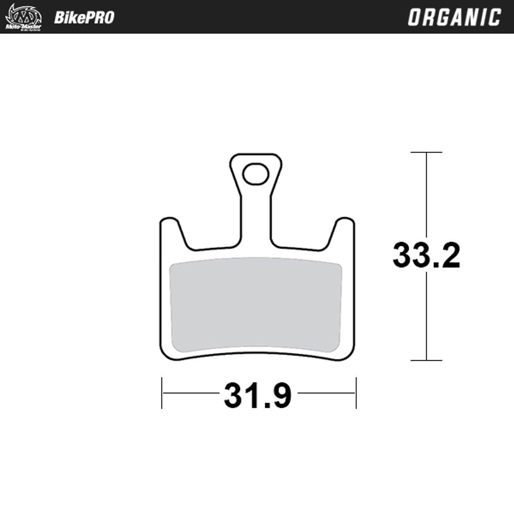 Brake Pad Bicycle Organic - Hayes Prime - Grafite Offroad