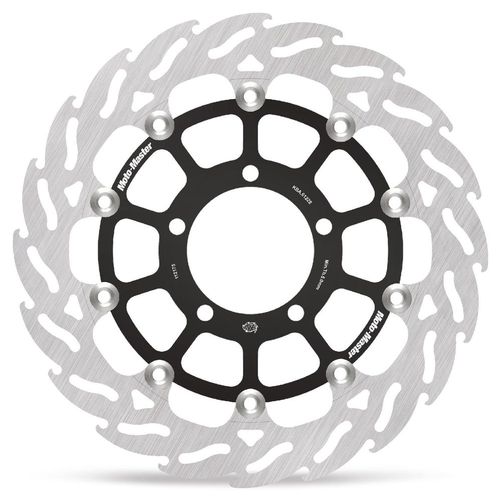 Brake Disc Road Flame Racing - Floating - Front Left - Triumph: Daytona 675 Abs - Grafite Offroad