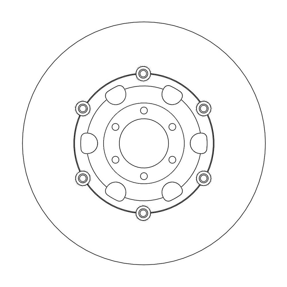 Brake Disc Road Halo - Floating - Front - Honda Cb 750 K0-k7 Sohc - Grafite Offroad