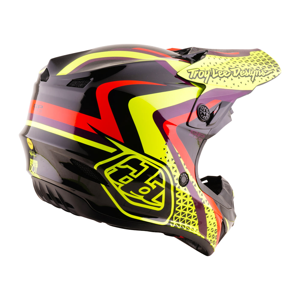 Helmet Junior GP Pro - Pulse - Black / Yellow fluo - L Troy Lee Designs - Grafite Offroad