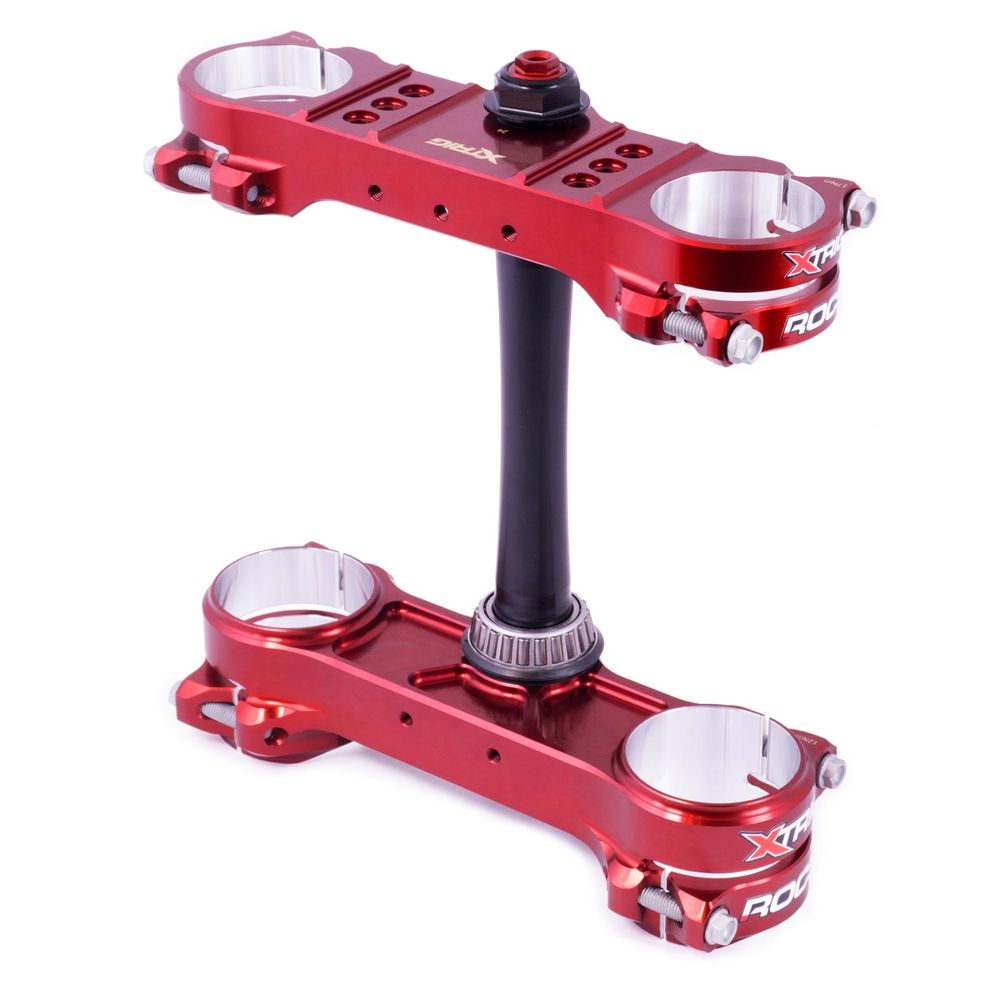 Triple Clamp Xtrig Rocs M12 Upper-lower Ktm Sx Sxf 125/250/350/450 Husqvarna Offset 22-24 - Grafite Offroad