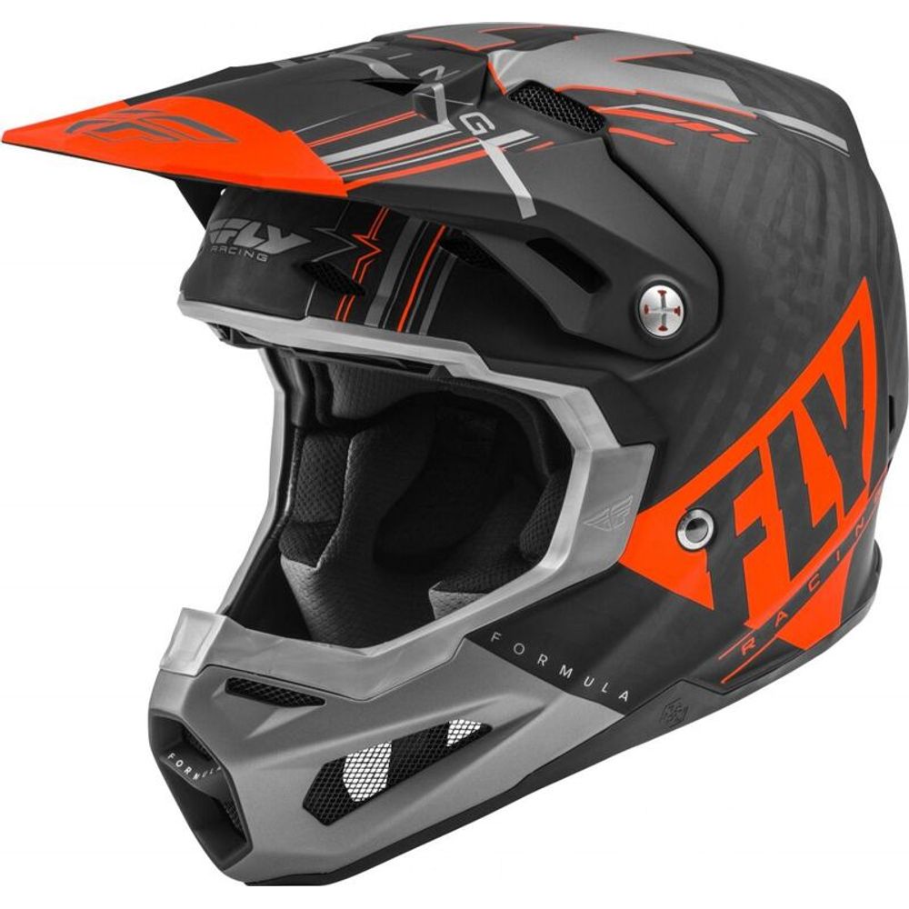 Helmet Formula Vector Orange/Grey/Black Xs - Grafite Offroad