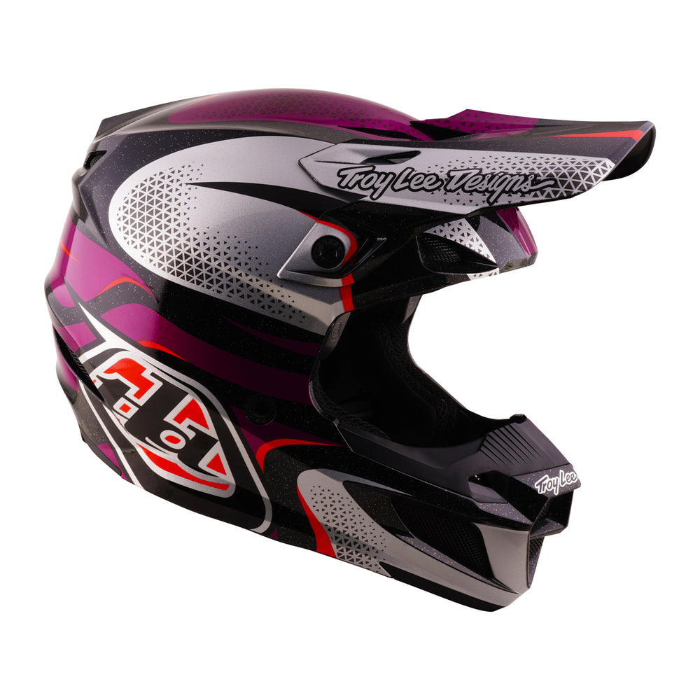 Helmet SE5 Polycarbonate - Aura - Purple / Black - L Troy Lee Designs - Grafite Offroad