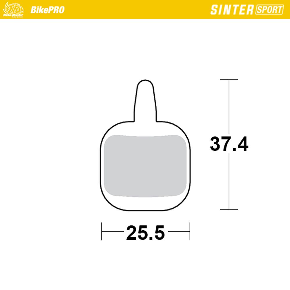 Brake Pads Bicycle Sinter Sport: Tektro Io - Grafite Offroad