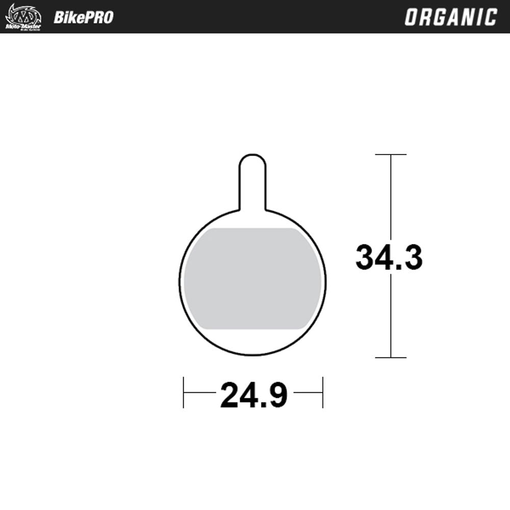 Brake Pad Bicycle Organic - Promax Dsk -400 - Grafite Offroad