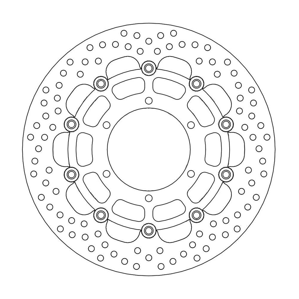 Brake Disc Road Halo - Floating - Front - Suzuki: Gsx R600/r750/r1000 - Grafite Offroad