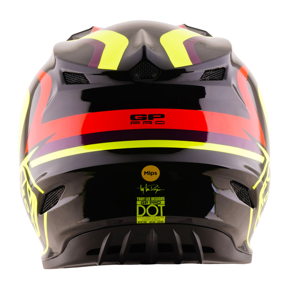 Helmet Junior GP Pro - Pulse - Black / Yellow fluo - L Troy Lee Designs - Grafite Offroad
