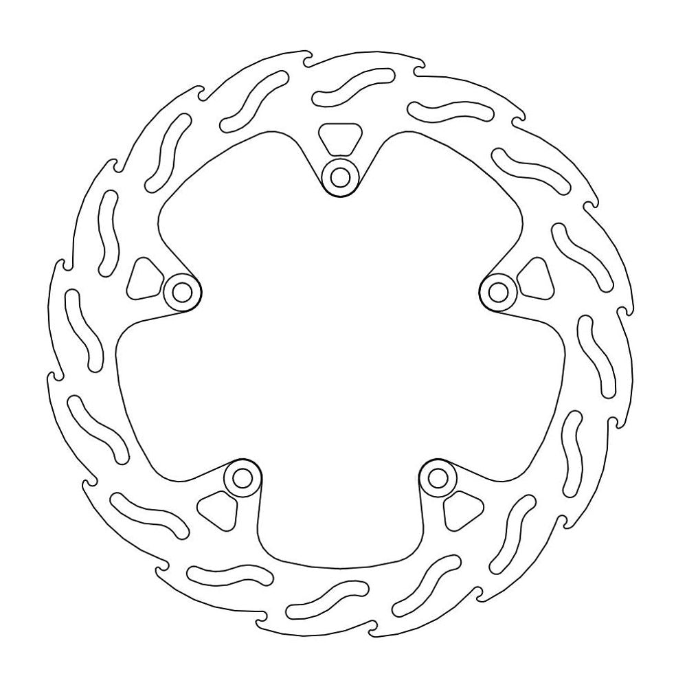 Brake Disc Road Flame - Front - Yamaha: X-max 125/250 2014--> - Grafite Offroad