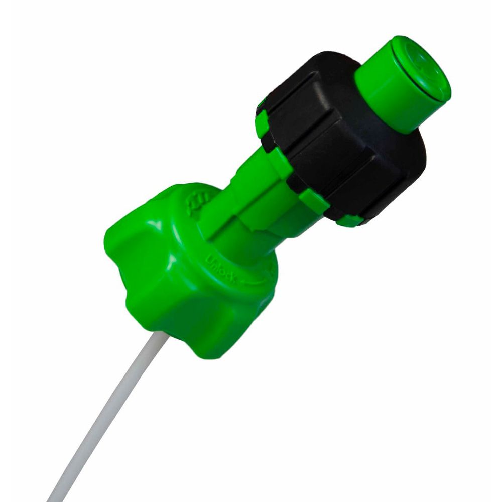 Gas Can Complete Quick Fill Conversion Kit Green - Grafite Offroad