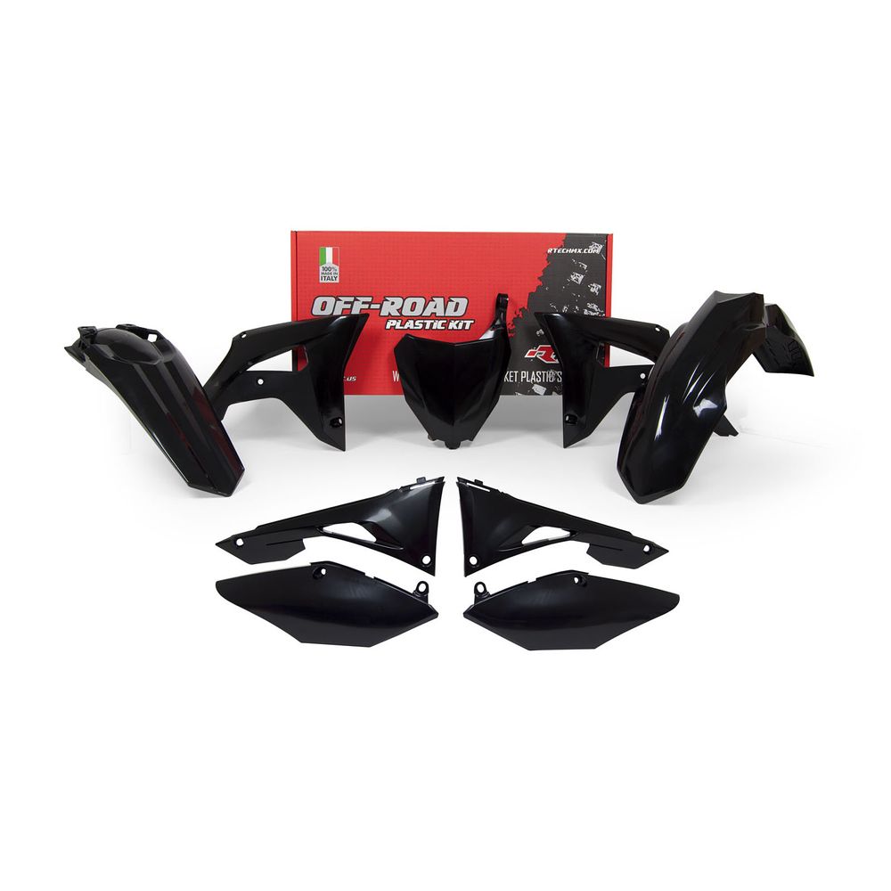 Plastics Kit 6 Pcs W/airbox Covers Black Replica Honda - Grafite Offroad