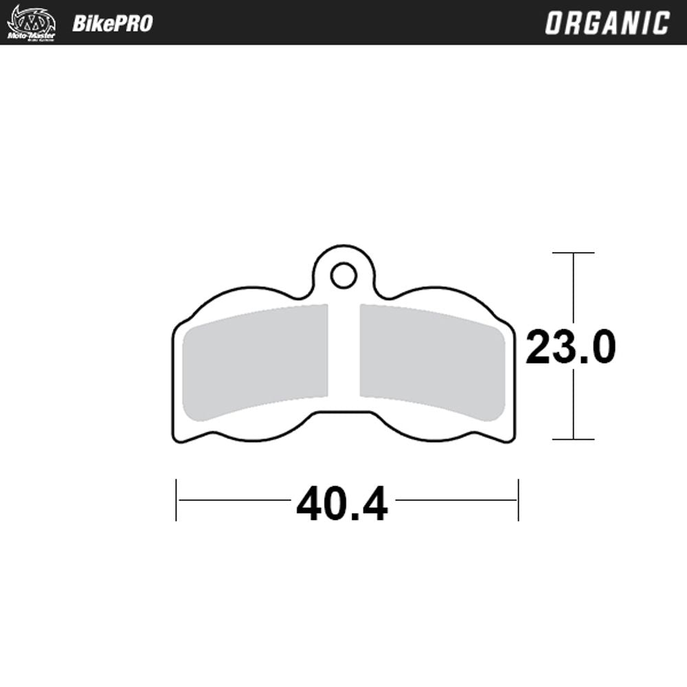 Brake Pad Bicycle Organic - Hope Xc4 - Grafite Offroad
