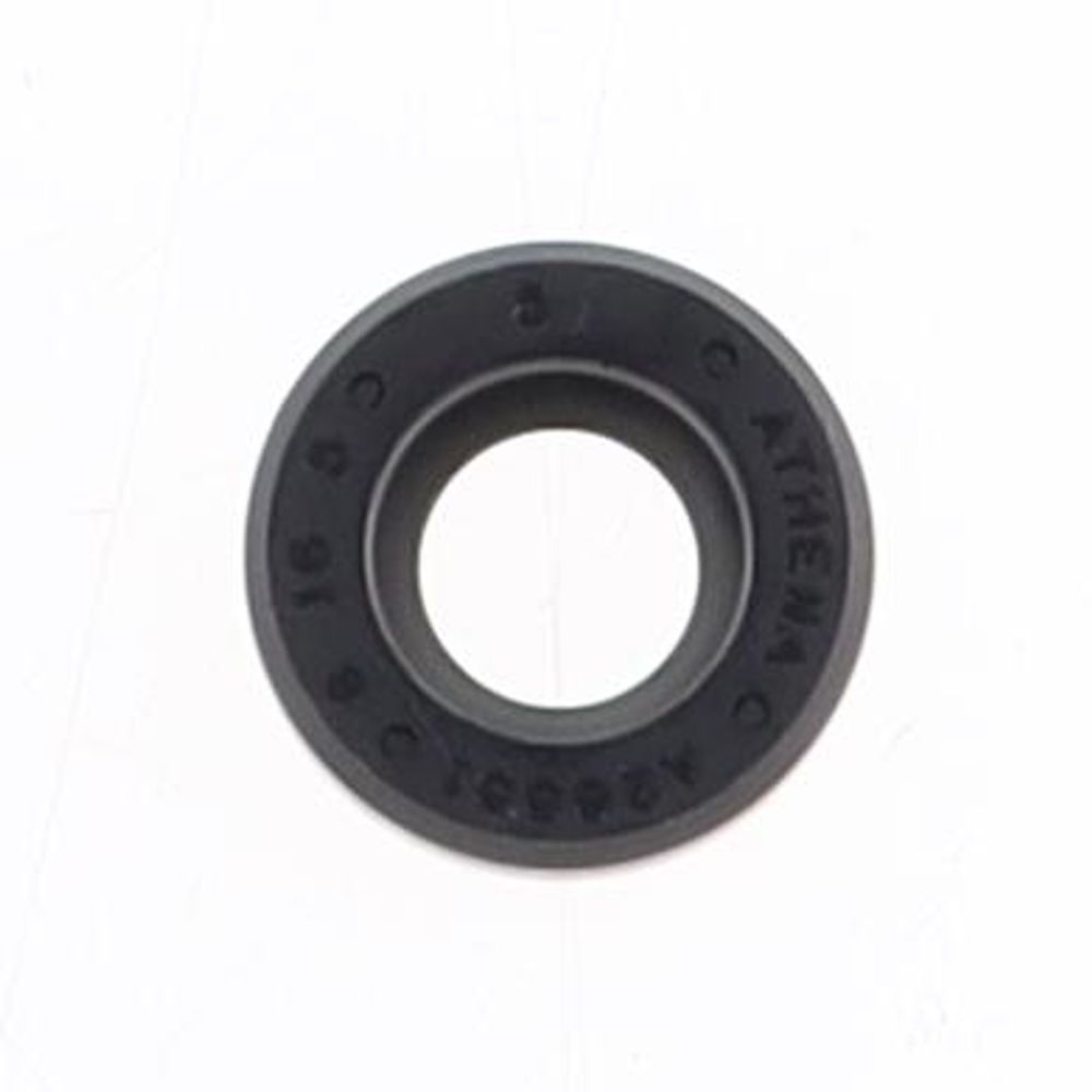 Oil Seal with Rubber Exterior 8x16x5 mm in NBR with one Seal-lip and Spring - Grafite Offroad
