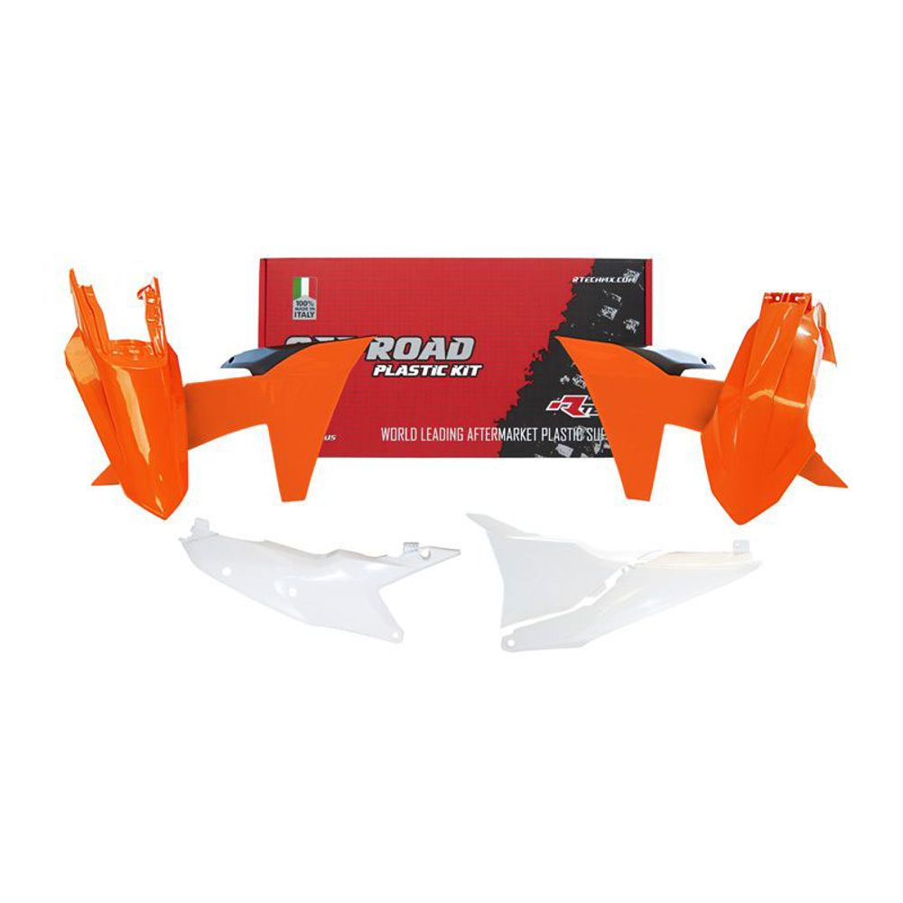 Plastics Kit 5 Pcs K Orange-white-black Replica Ktm - Grafite Offroad