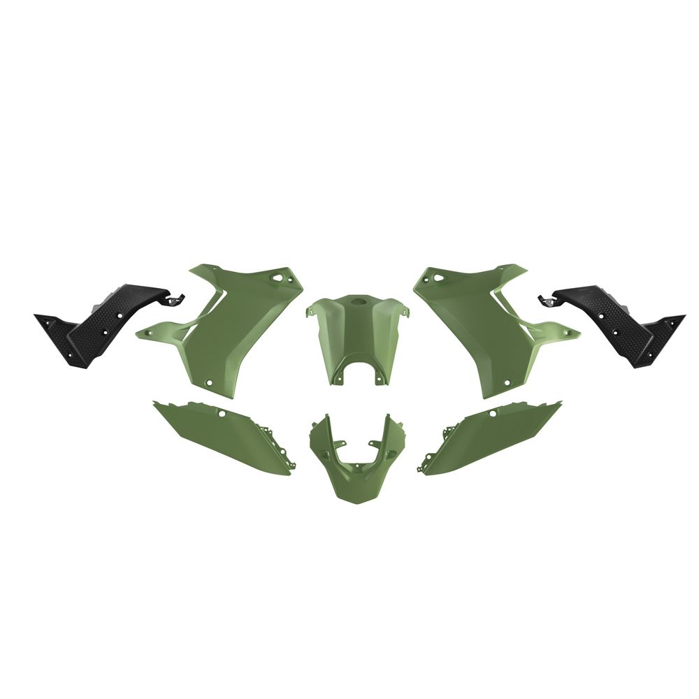 Yamaha T7 Revolution Plastics Kit Army Green