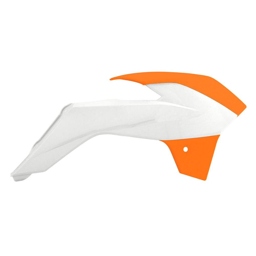 Radiator Scoops White-k Orange Replica Ktm - Grafite Offroad