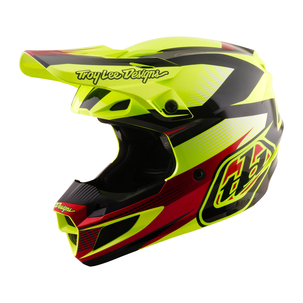 Helmet SE5 Polycarbonate - Ripper - Yellow fluo - M Troy Lee Designs - Grafite Offroad