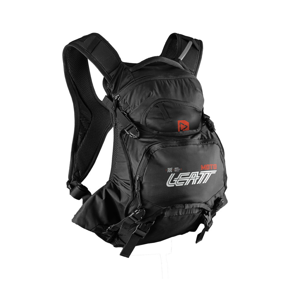 10L Motorcycle Backpack with Hydration Bladder | Black | 10L Leatt - Grafite Offroad