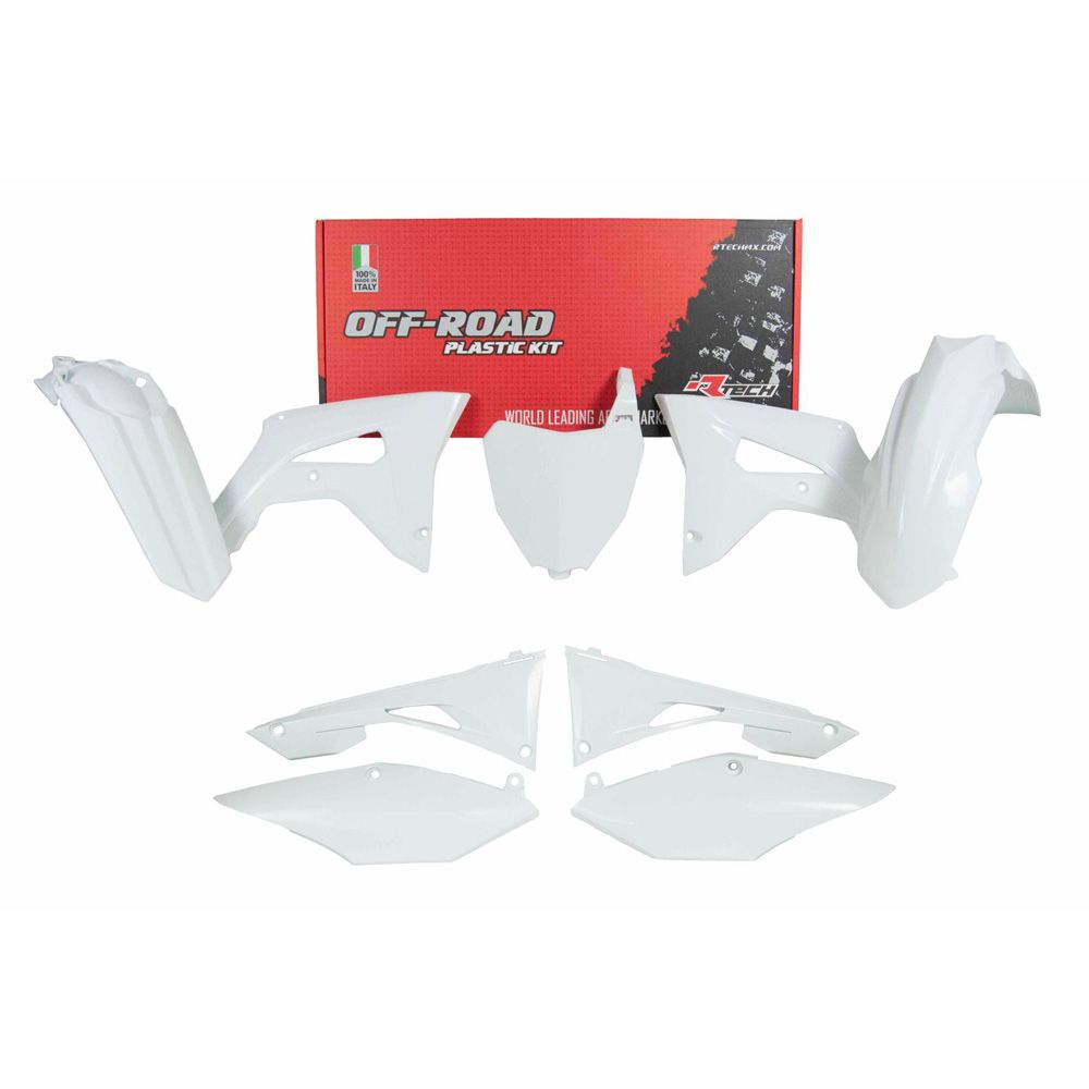 Plastics Kit 8 Pcs W/airbox Covers, Fork Protectors and Gas Tank Cover Crf Red-yz Blue Replica Honda - Grafite Offroad