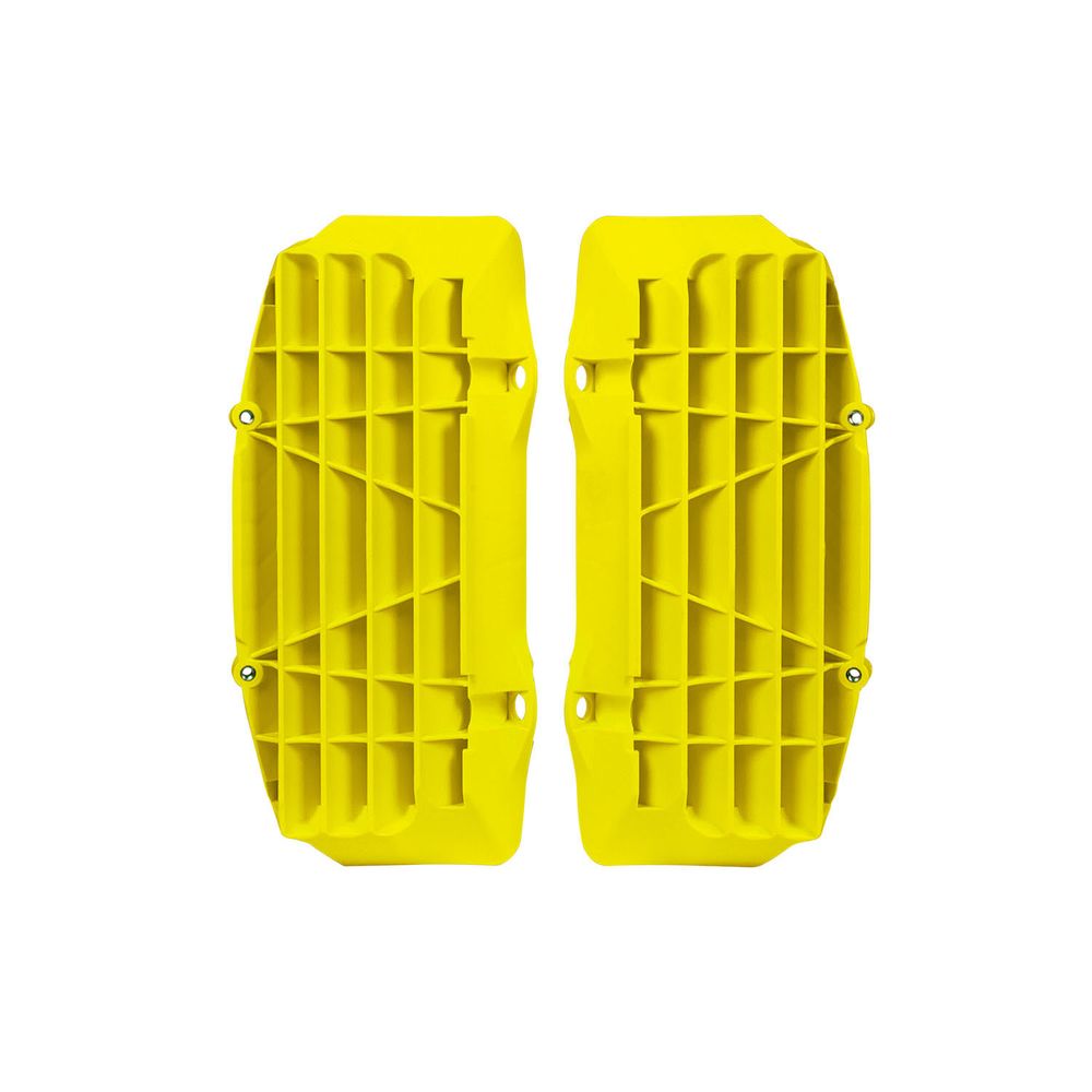 Oversize Reinforced Radiator Louvers Sx-dx Hsq Lemon Yellow Replica Husqvarna - Grafite Offroad