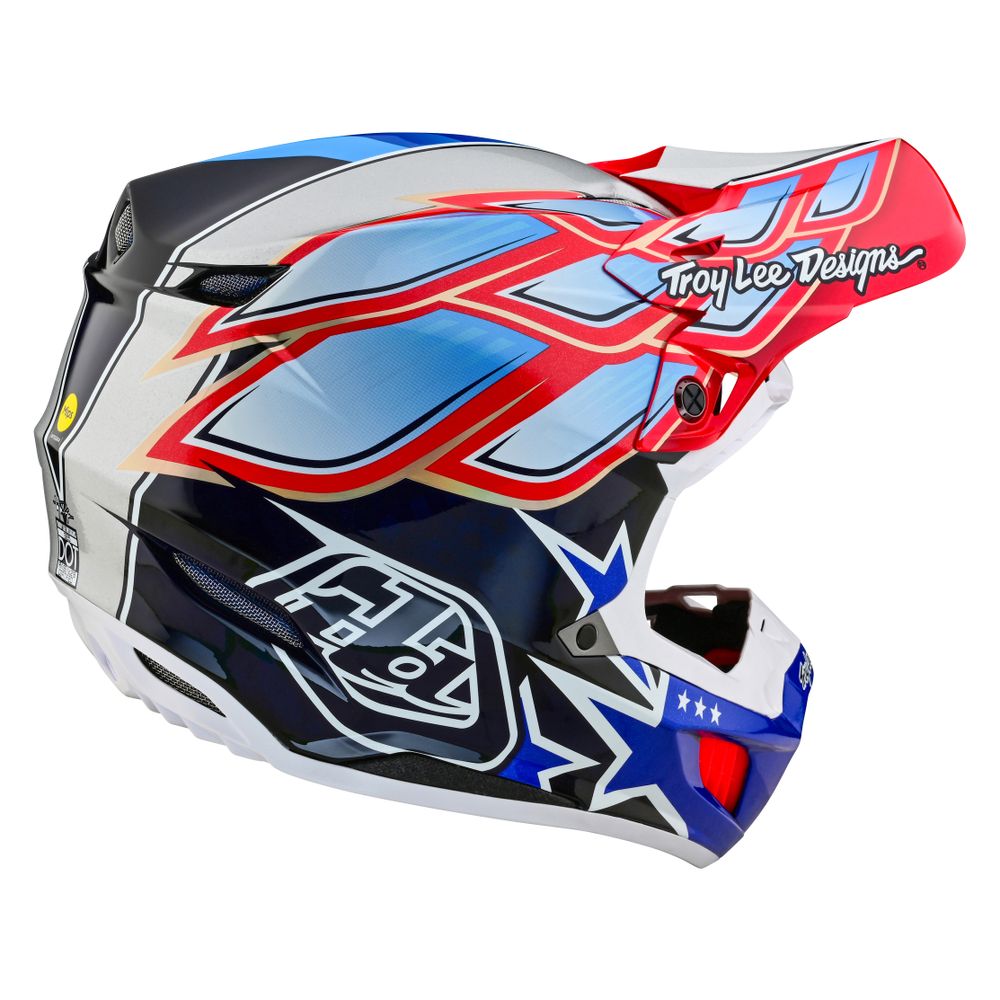 Motorcycle Helmet SE5 CARBON WINGS in carbon fiber with MIPS Integra technology