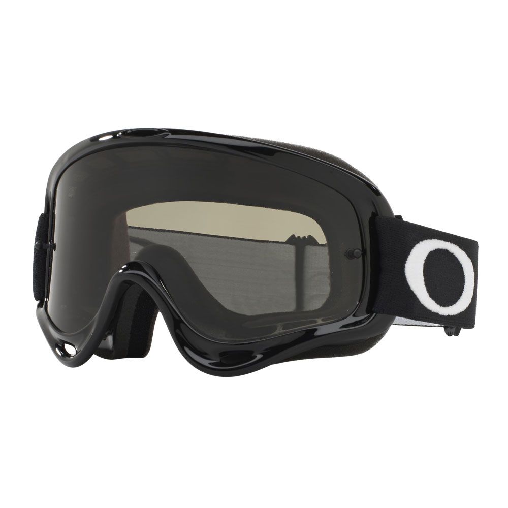Maschera O-FRAME, Fascia Nero , Lente Grigio Scuro
