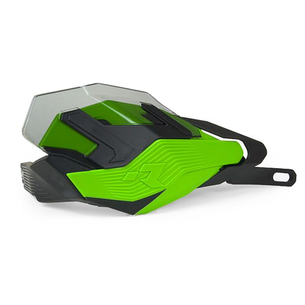 Hp3 Adventure Handguards No Mounting Kit Included Green Black - Grafite Offroad