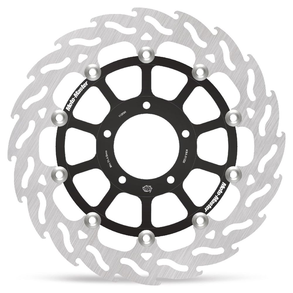 Brake Disc Road Flame - Floating - Front Right - Ducati: Hypermotard 796/1000 - Grafite Offroad