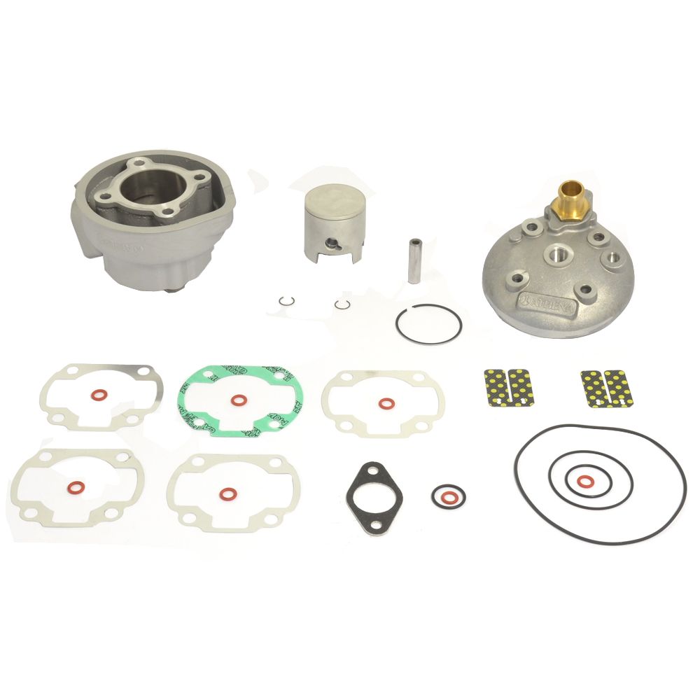 Big Bore Cylinder Kit With Head &Oslash; 47,6 mm, 70 cc, Pin &Oslash; 10 mm, Flat Head Piston - Grafite Offroad