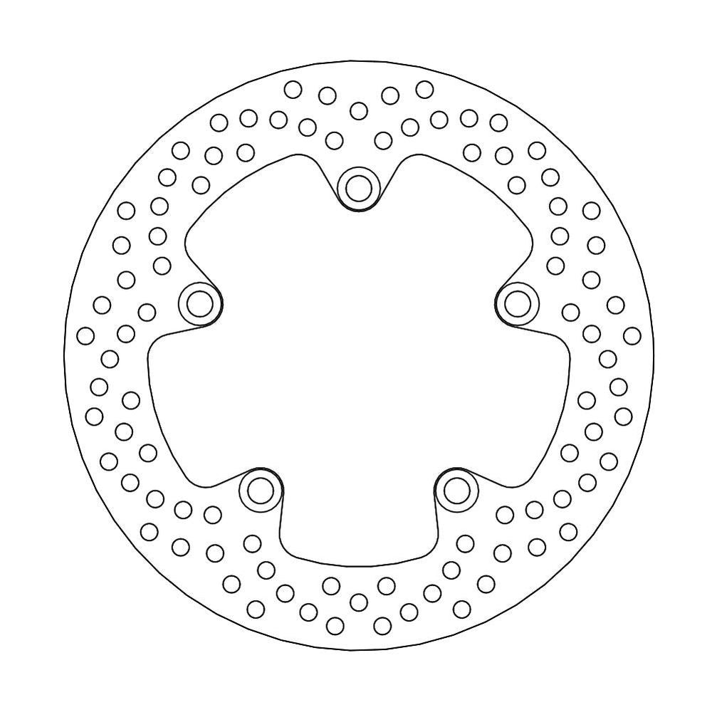 Brake Disc Road Halo - Rear - Honda: Nc700 S/d Integra/x Crossover Dct - Grafite Offroad