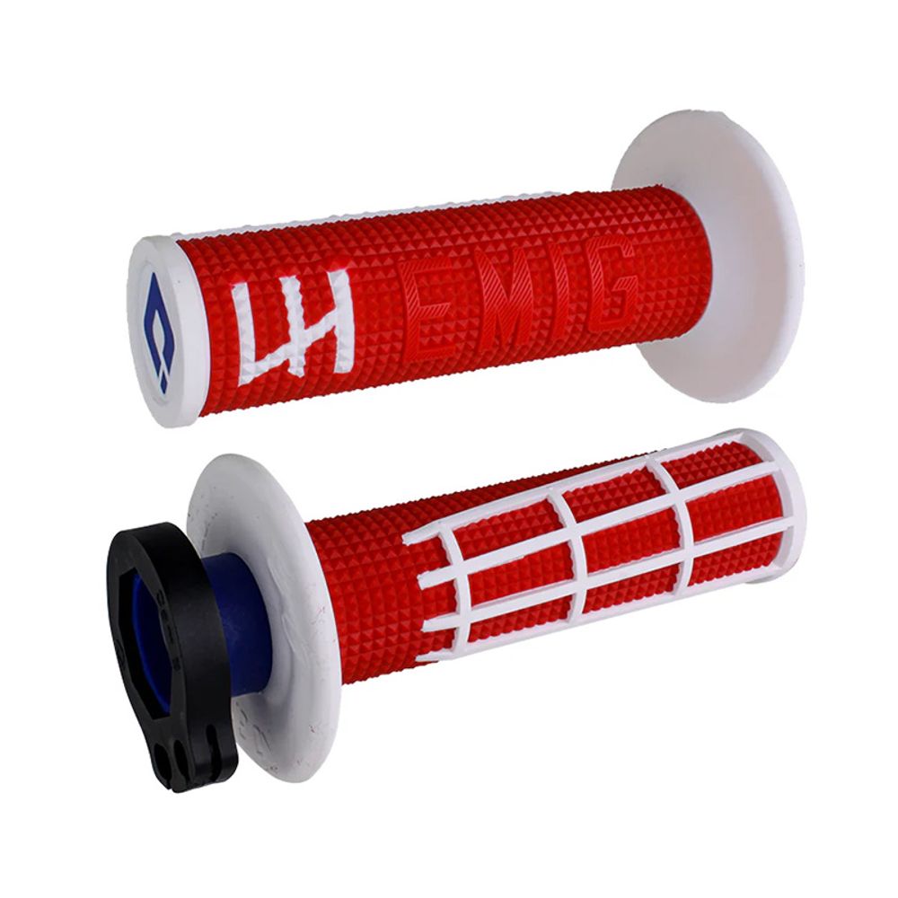 Manopole A Bloccaggio Rapido Emig 2.0 V2 Grip Rosso/Bianco