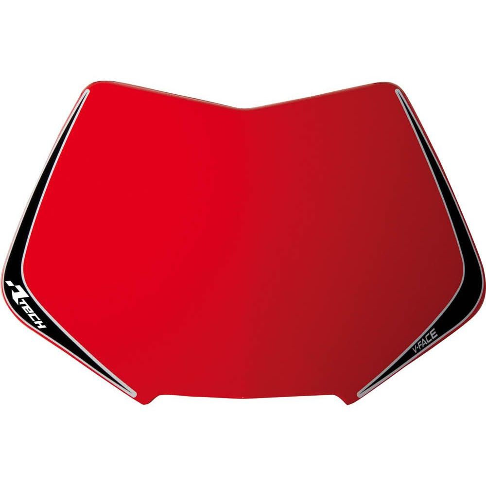 V-face Number Plate Plastic Replacement Crf Red Un - Grafite Offroad