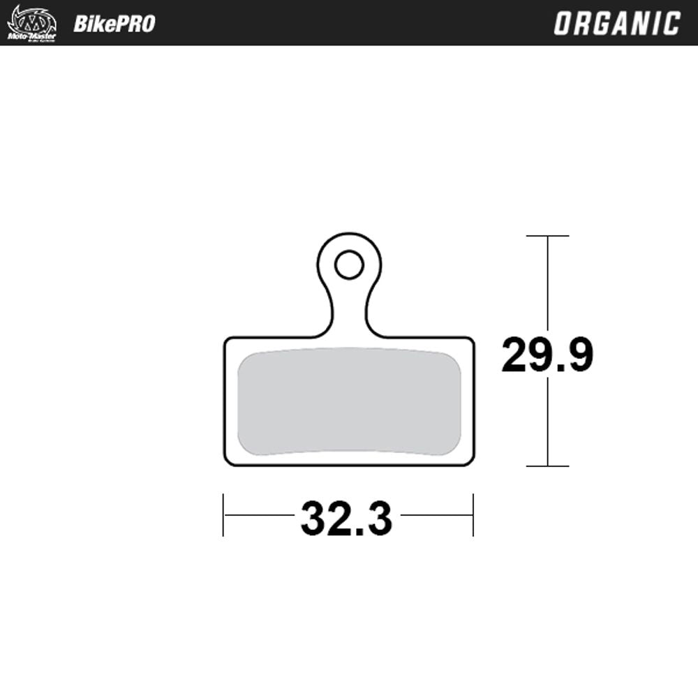 Brake Pad Bicycle Organic - Shimano G Type - Grafite Offroad