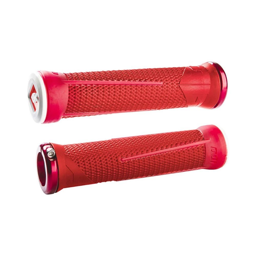 Manopole Mtb Lock On Ag-1 Signature V2.1 | Rosso-Rosso