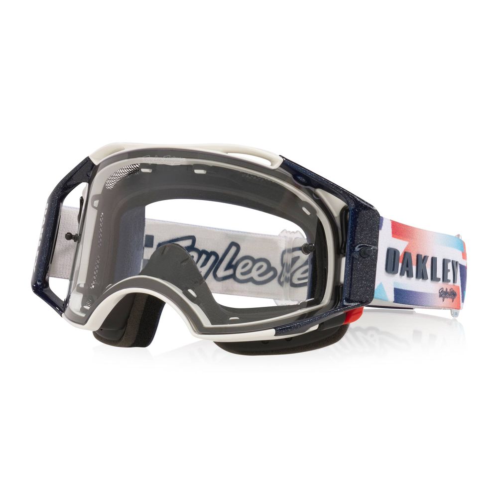 Maschera AIRBRAKE MTB, TLD Bianco, Trasparente