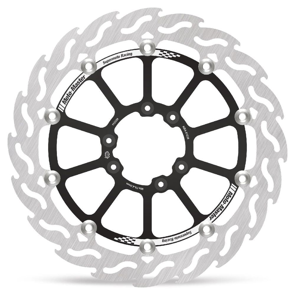 Brake Disc Supermoto Flame Racing - Front - Tm: En, Mx - Grafite Offroad