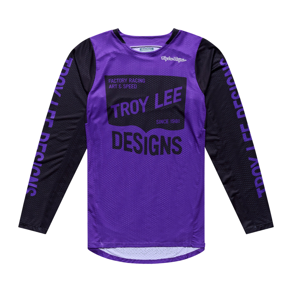 T-shirt GP Pro Air - Locked - Purple - L Troy Lee Designs - Grafite Offroad