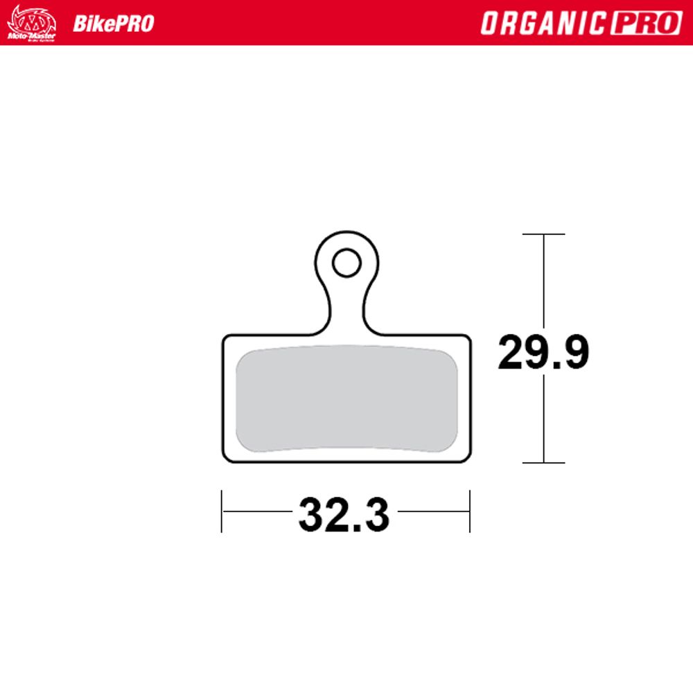 Brake Pads Bicycle Organic Pro: Shimano G Type - Grafite Offroad