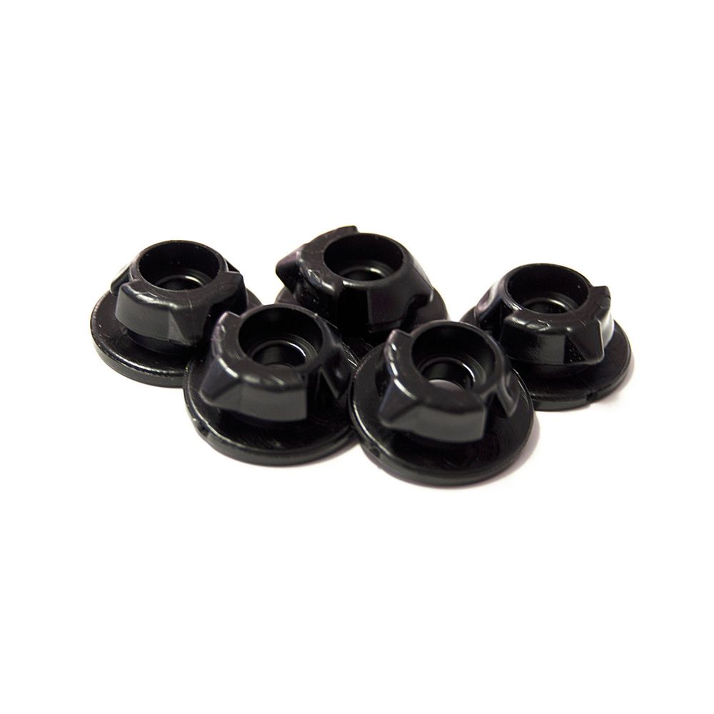 Set of 5 Quick Release Rubber Grommet Black Replica Ktm/husqvarna - Grafite Offroad