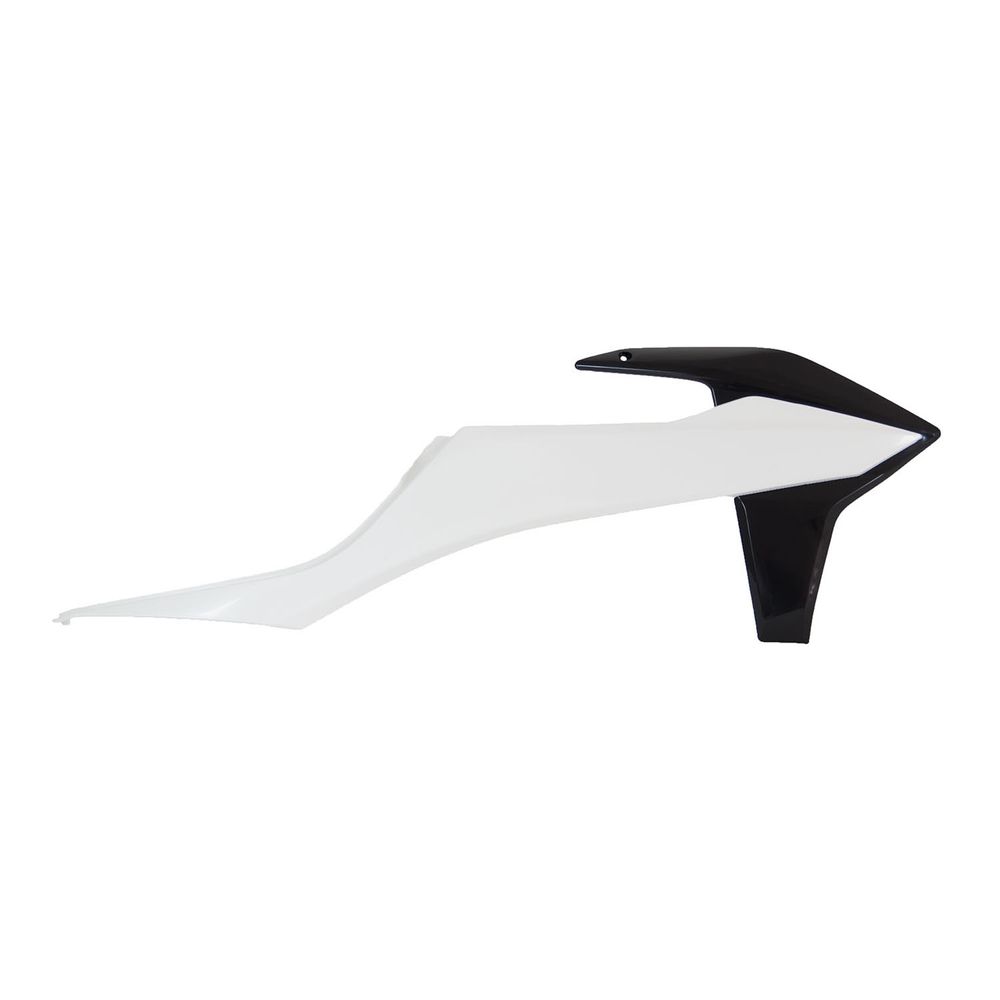 Radiator Scoops White-black Replica Ktm - Grafite Offroad