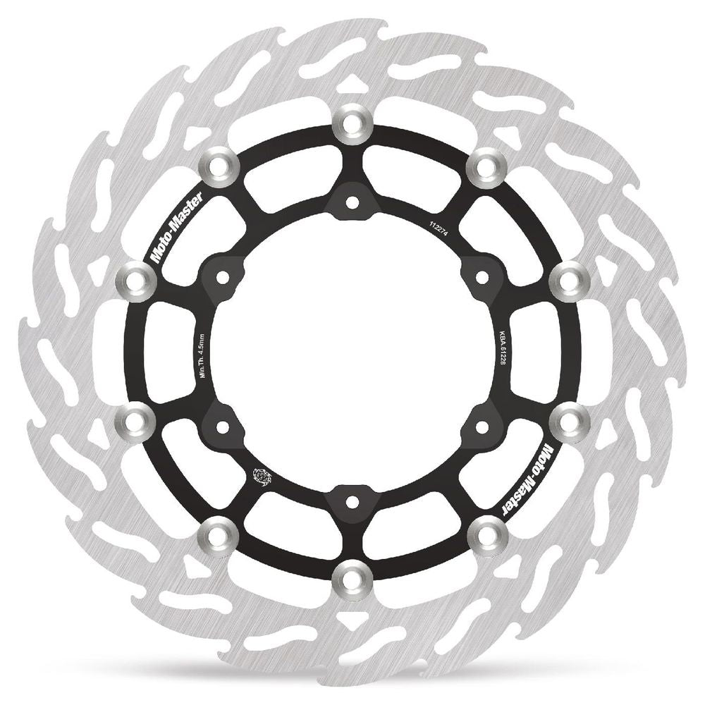 Brake Disc Road Flame - Floating - Front Left - Ktm: 690 Smcr - Grafite Offroad