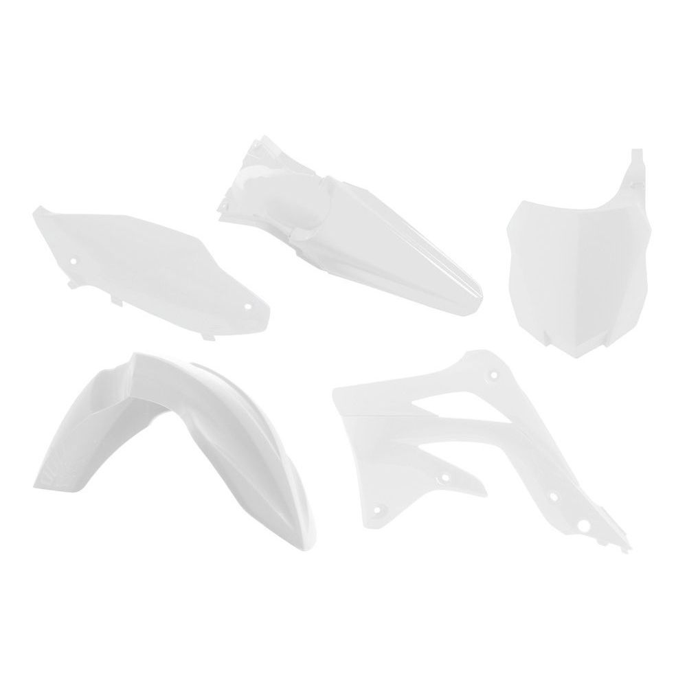 Plastics Kit 5 Pcs White Replica Kawasaki - Grafite Offroad