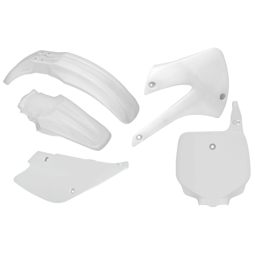 Plastics Kit 5 Pcs White Replica Kawasaki - Grafite Offroad